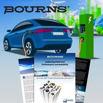 New eBook from Mouser and Bourns Showcases High-Performance Power Conversion Components